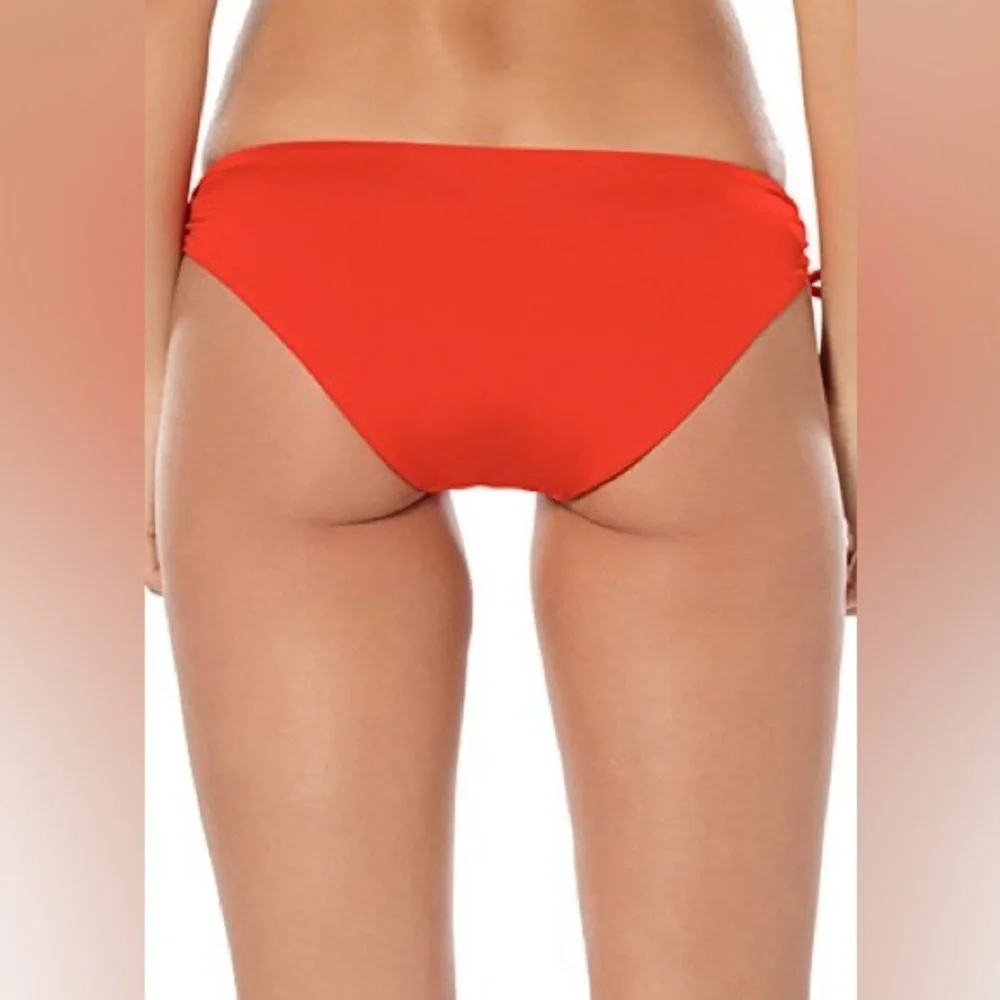 Becca By Rebecca Virtue blood orange bikini swim bottom XS new